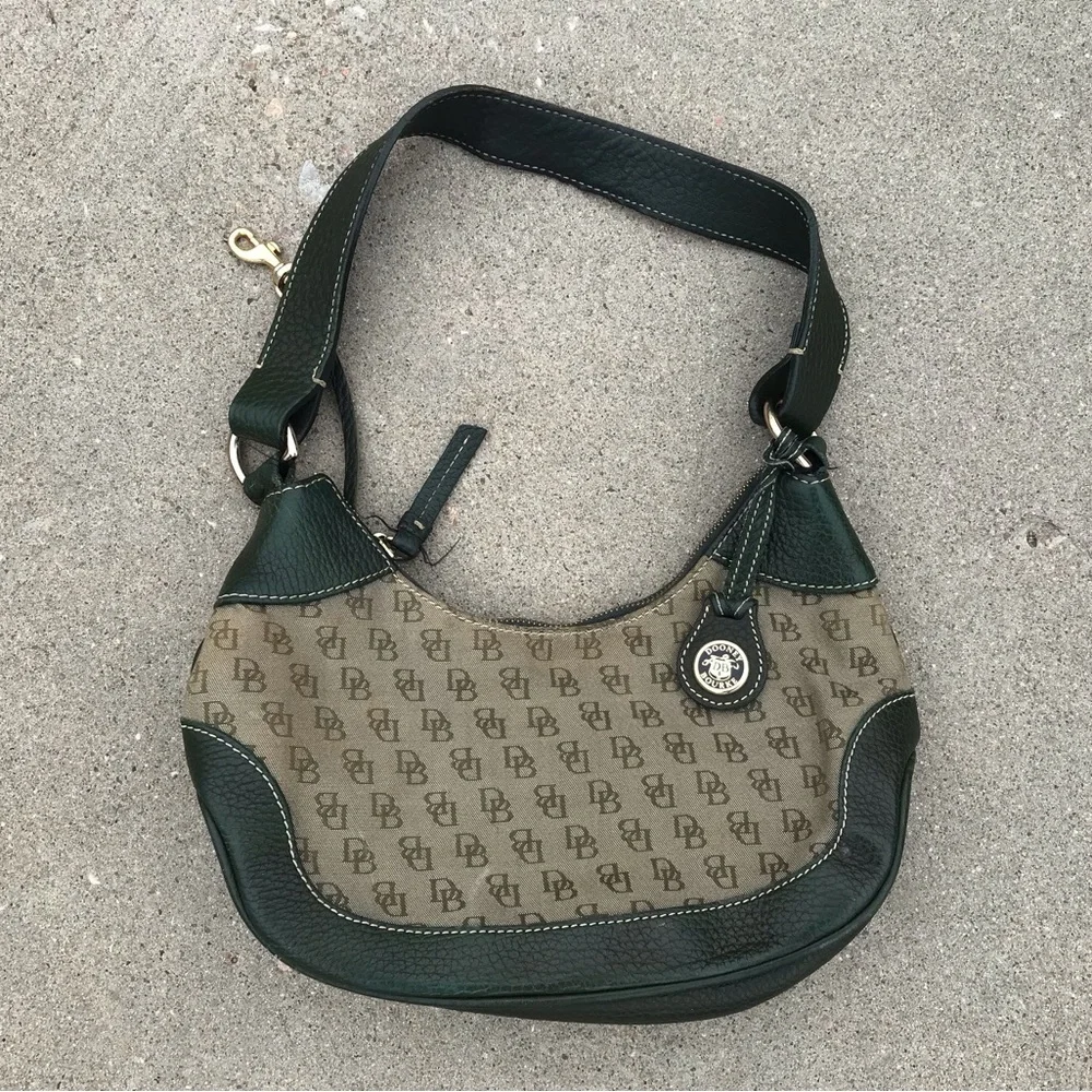 Vintage Dooney & Bourke Green Shoulder Bag